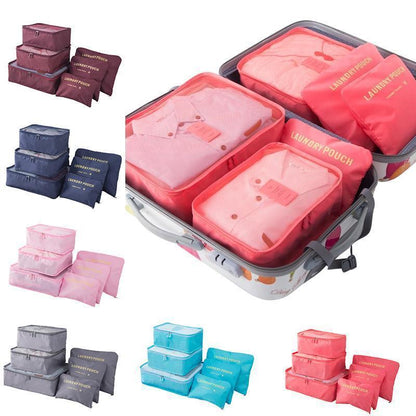 Compact Travel Bag Packing Organizers 6 Pack - Cofik
