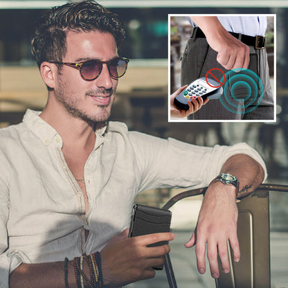 Premium Leather AirTag Wallet Card Holder
