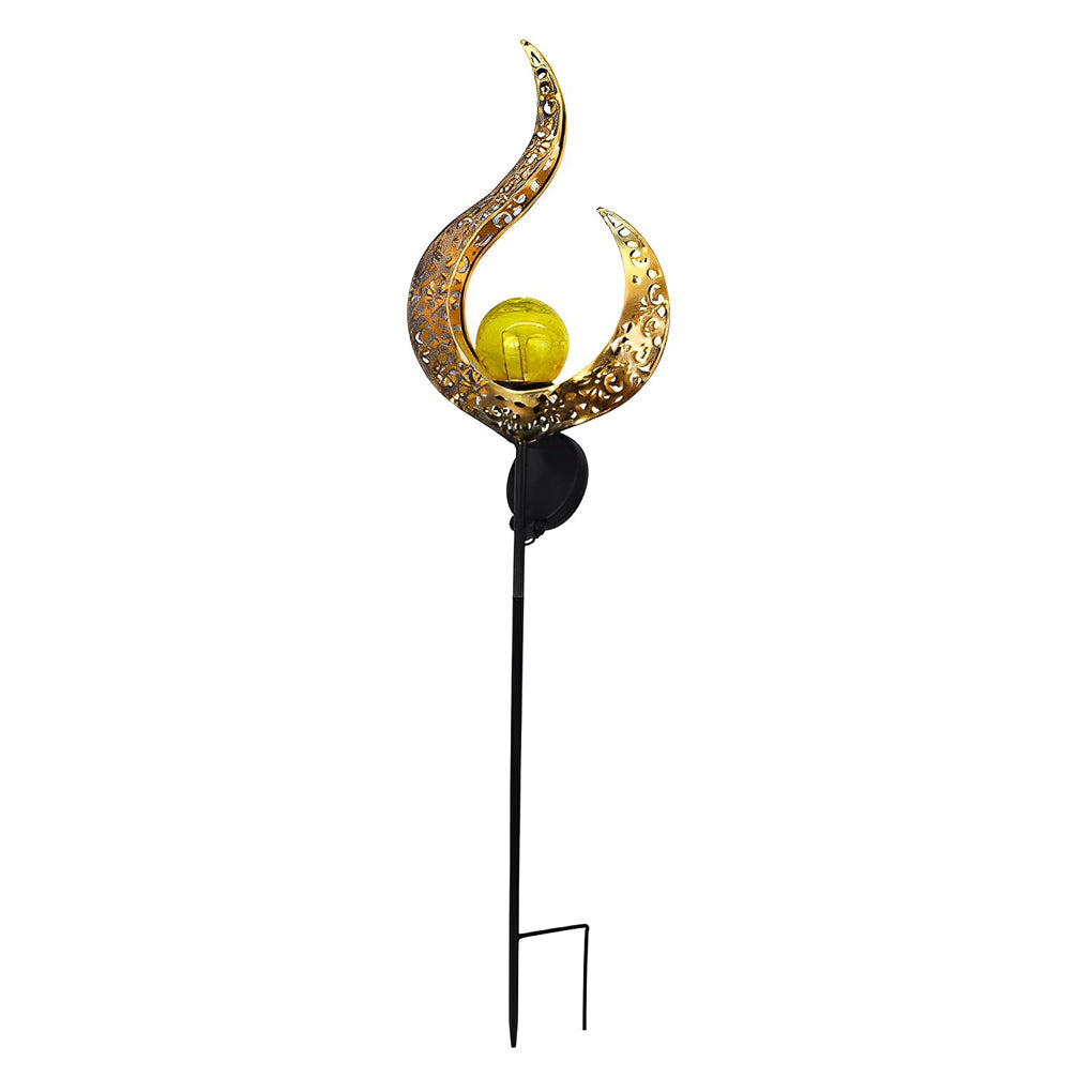 Colorful Outdoor Solar Powered Glass Garden Lights