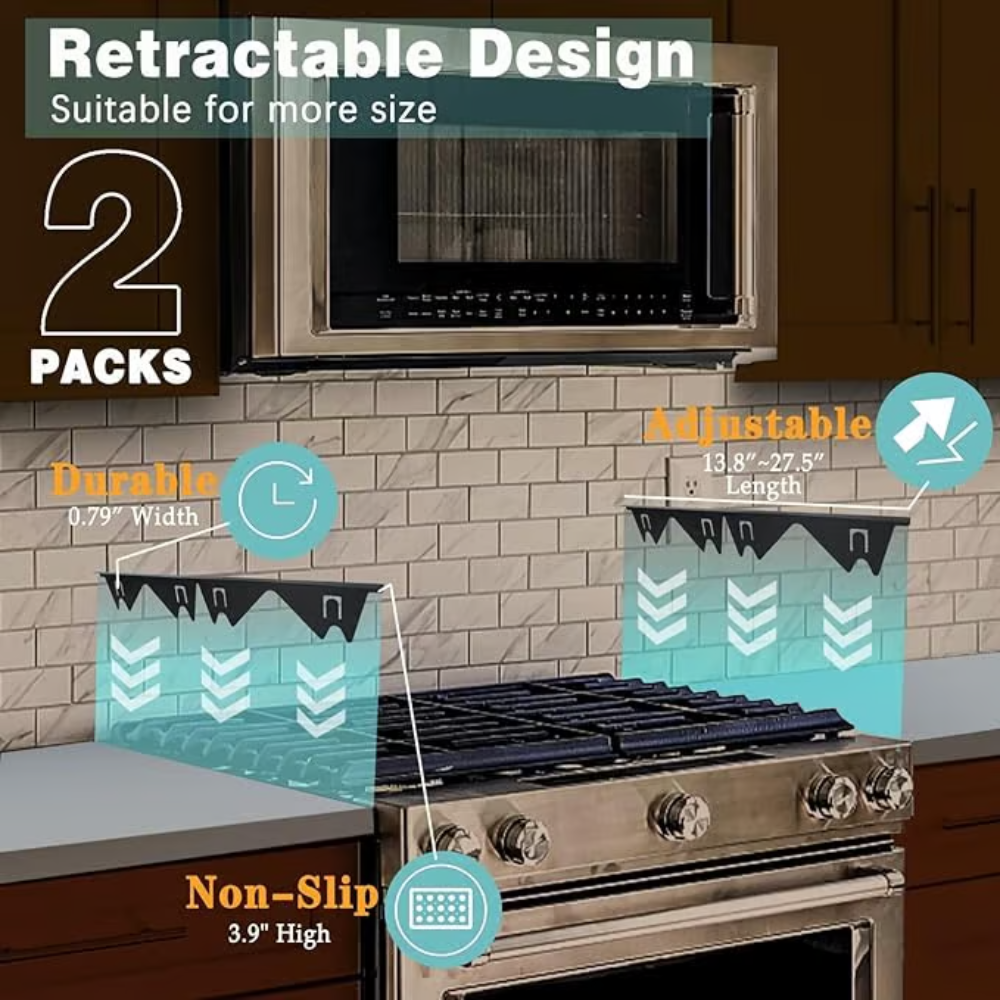 Easy Fit Stove Gap Cover | Durable Heat Resistant Seal Strip - Cofik