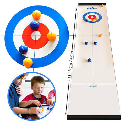 Compact Portable Curling Stone Set