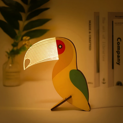 Stylish Wooden Desk Light - Cofik