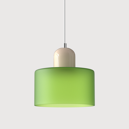 Sleek Contemporary Glass Pendant Light For Kitchen Island