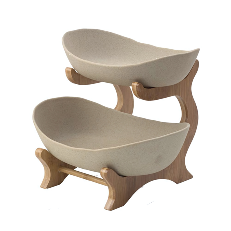 Stackable 3 Tier Plastic Fruit Bowl - Cofik