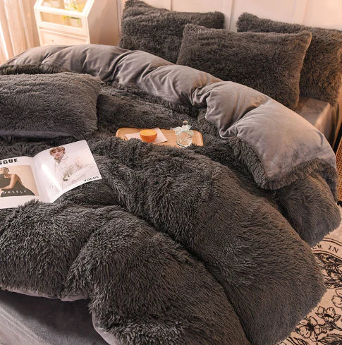 Soft Plush Winter Duvet Cover Set