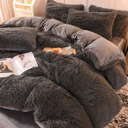 Soft Plush Winter Duvet Cover Set