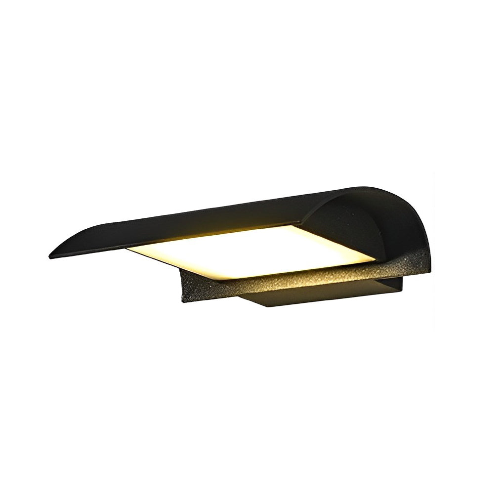 Sleek Outdoor IP65 LED Black Wall Light Fixture