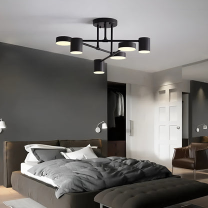 Stylish 6 Arm LED Ceiling Lamp