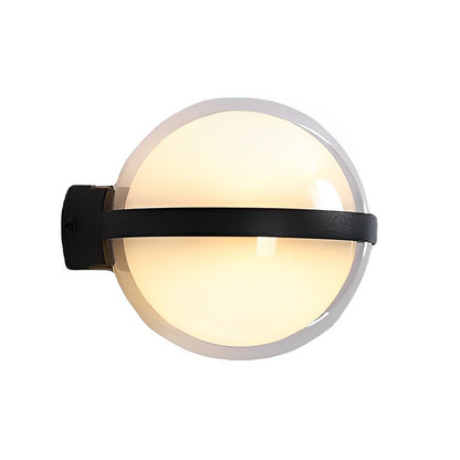 Stylish Round Outdoor LED Wall Light Fixture