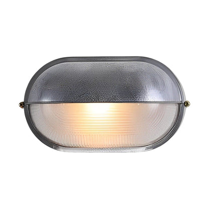 Vintage Metal Glass Outdoor Industrial Wall Light