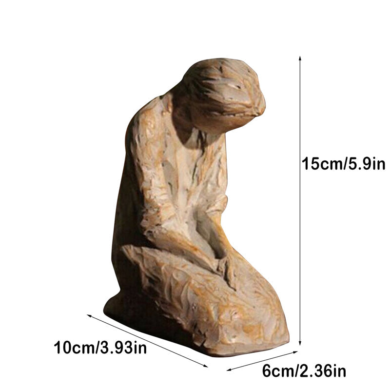 Inspirational Praying Woman Figurine Sculpture