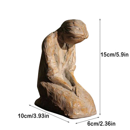 Inspirational Praying Woman Figurine Sculpture