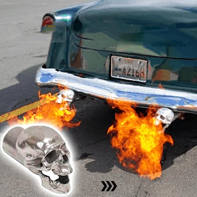 Black Skull Exhaust Tip - Cofik