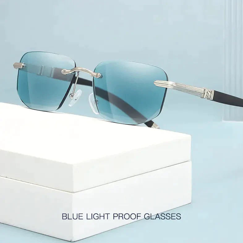 Noxord | Stylish Blue Blocker Reading Sunglasses for Men - Cofik