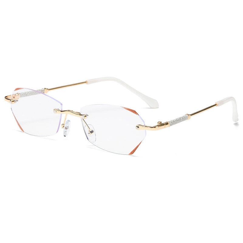 Stylish Rimless Blue Light Blocking Readers