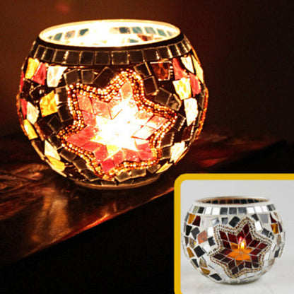 Vintage Glass Candle Tealight Holder