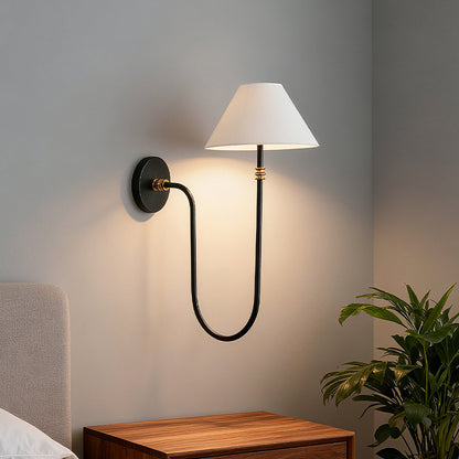 Modern Fabric Shade Wall Lamp