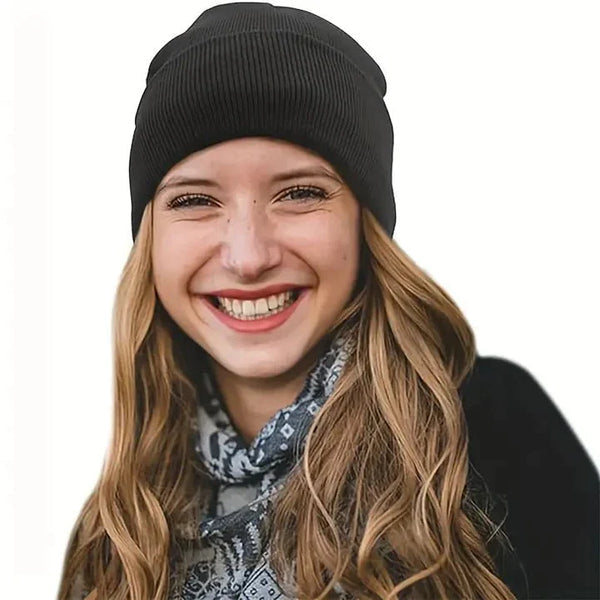 Warm Silk Beanie Hat for Women - Frizz Control