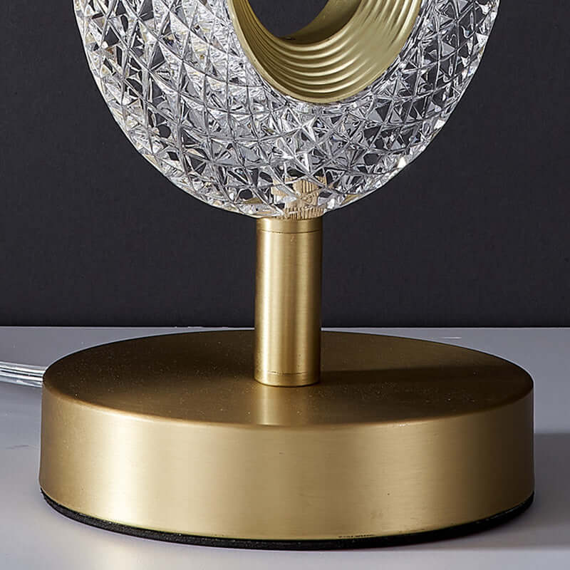 Crystal Glass LED Desk Lamp