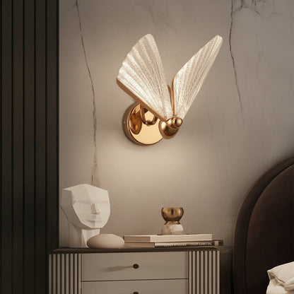 Elegant Gold LED Wall Light with Acrylic Shade - Cofik