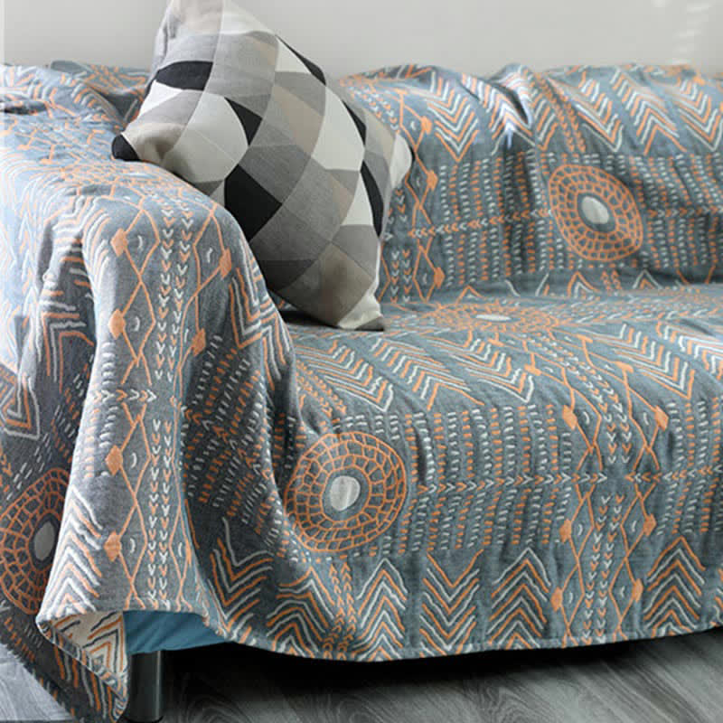 Soft Striped Throw Blanket – Plush Couch Cover