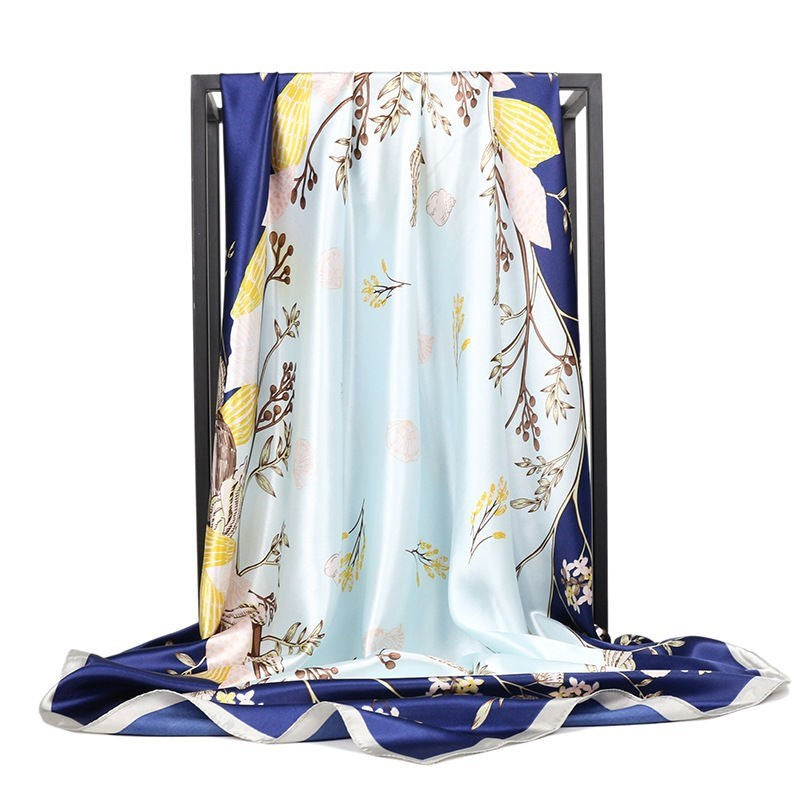 Big Soft Lightweight Square Silk Scarf