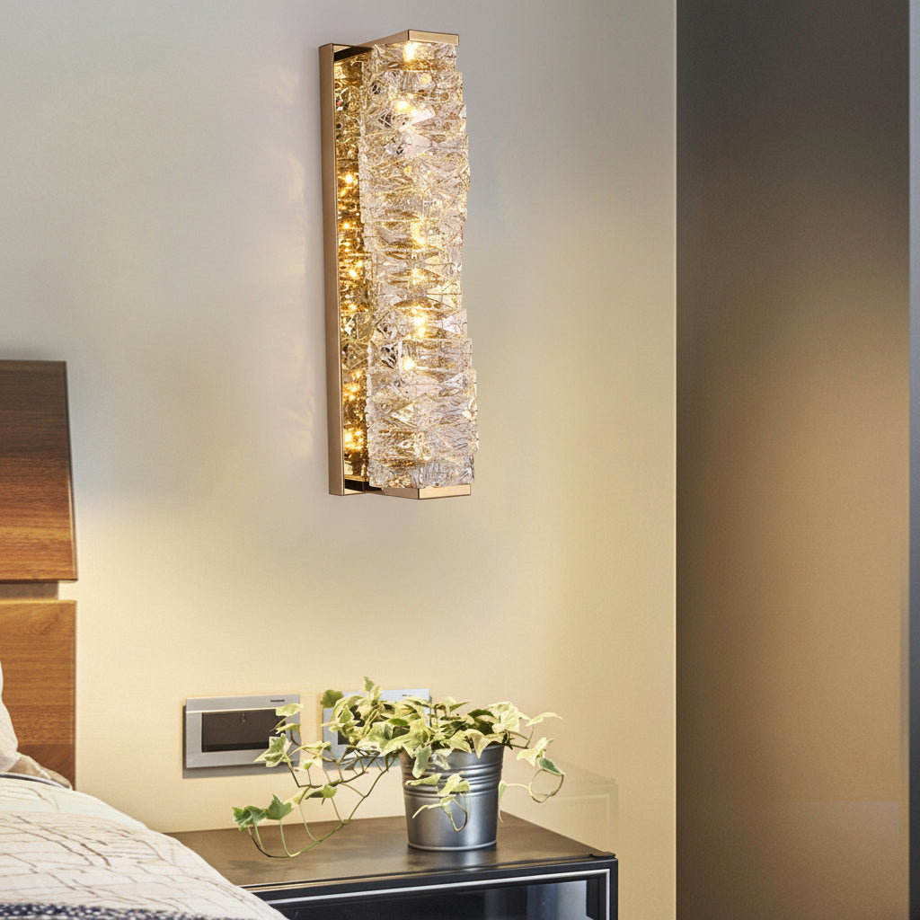 Elegant Glass LED Dimmable Wall Sconce