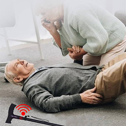 Senior Safety Cane with Fall Alert System