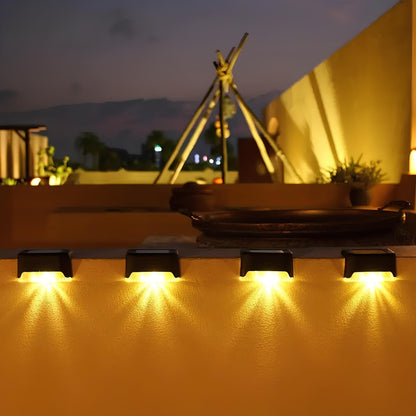 Outdoor Waterproof Solar Powered Step Lamp