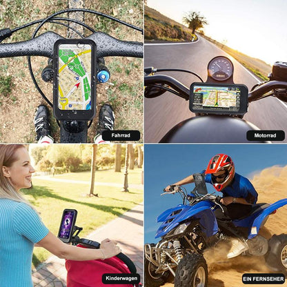 Waterproof Bike Phone Mount with Wireless Charger