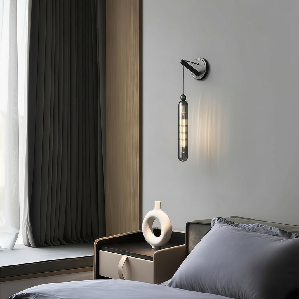 Simple Brass Glass Pendant Light Fixture
