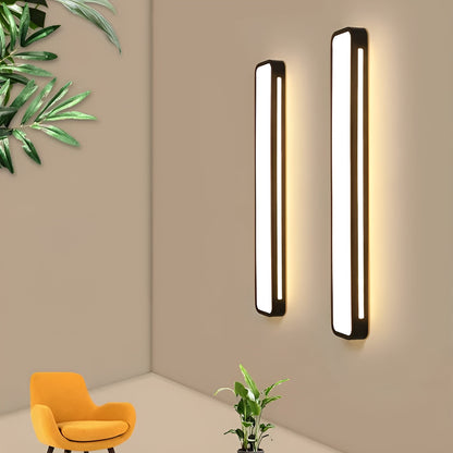 Sleek Modern Rectangular Ceiling Lamp