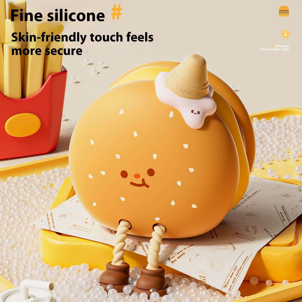 Gentle Night Bedroom Lamp Soft Eye Care Light
