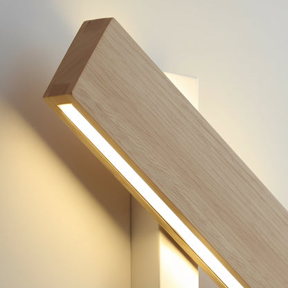 Modern Wood LED Bedroom Wall Light