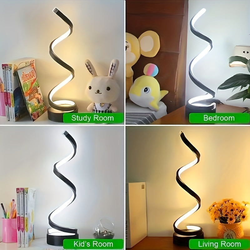 Stylish Spiral Desk Lamp