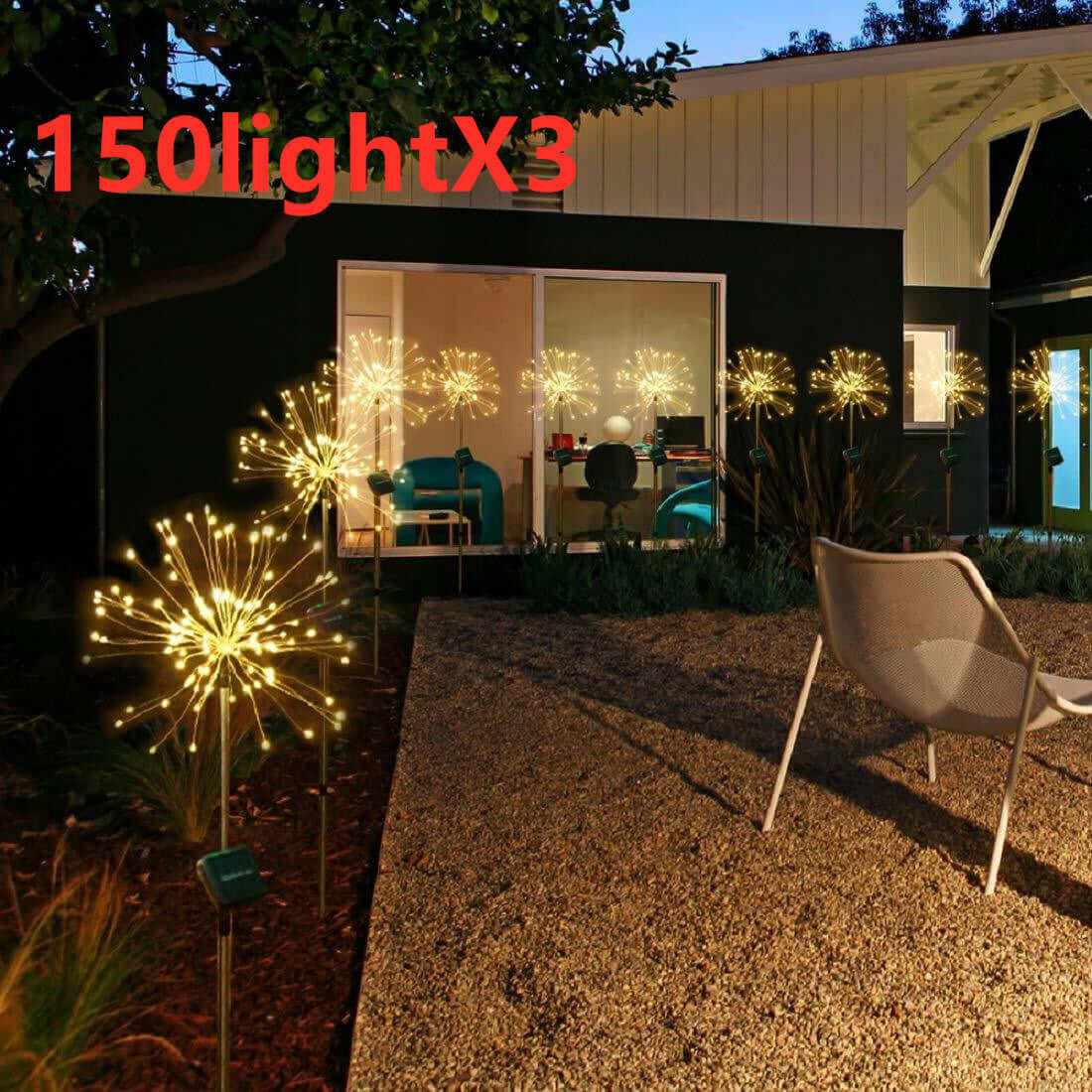 Outdoor Solar String Lights Copper Wire Fairy Lights
