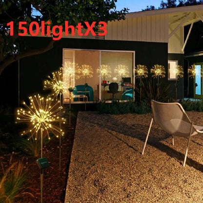 Outdoor Solar String Lights Copper Wire Fairy Lights
