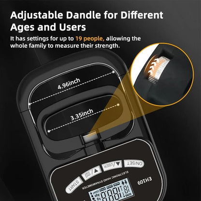 Accurate Portable Grip Strength Tester Up to 120kg
