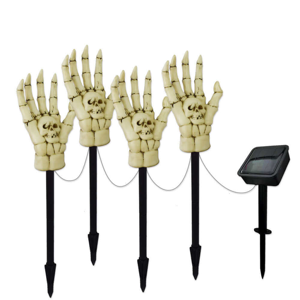 Spooky Outdoor Ghost Solar Lamp