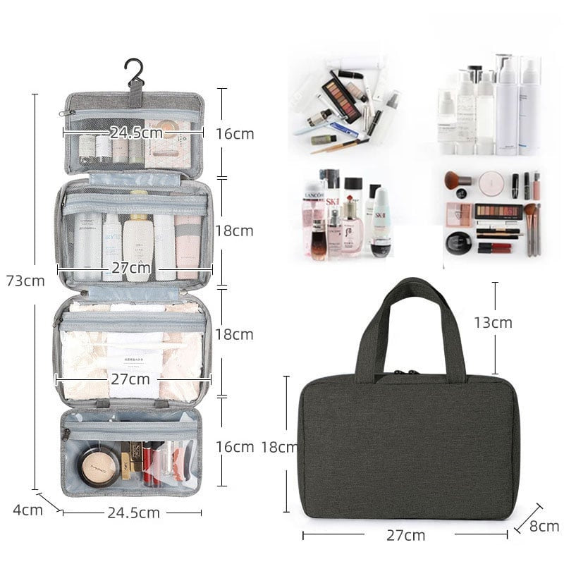 Waterproof Travel Toiletry Bag with Hang Hook - Cofik