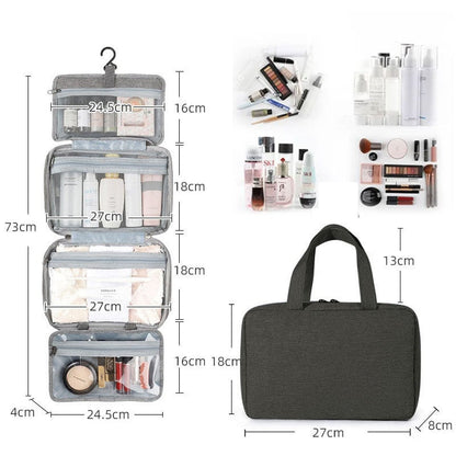 Waterproof Travel Toiletry Bag with Hang Hook - Cofik