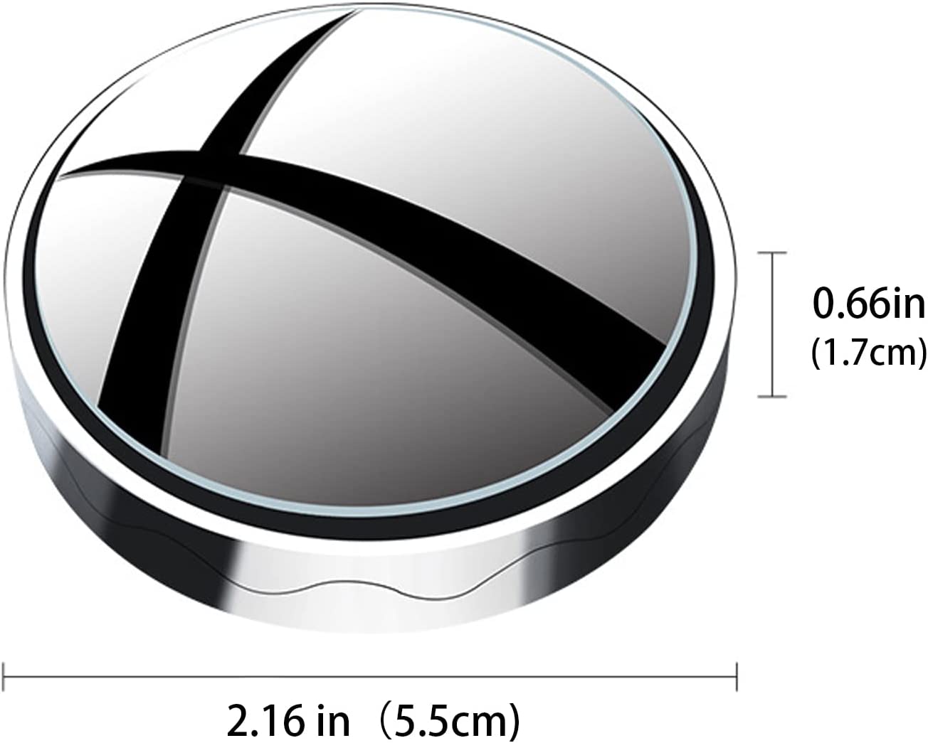 Wide Angle Convex Blind Spot Mirrors