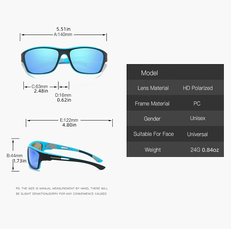 Men's Polarized Sports Sunglasses with UV Protection