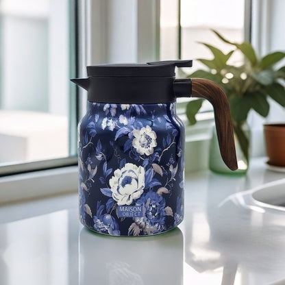 Classic Floral Design Tea Infuser Thermos