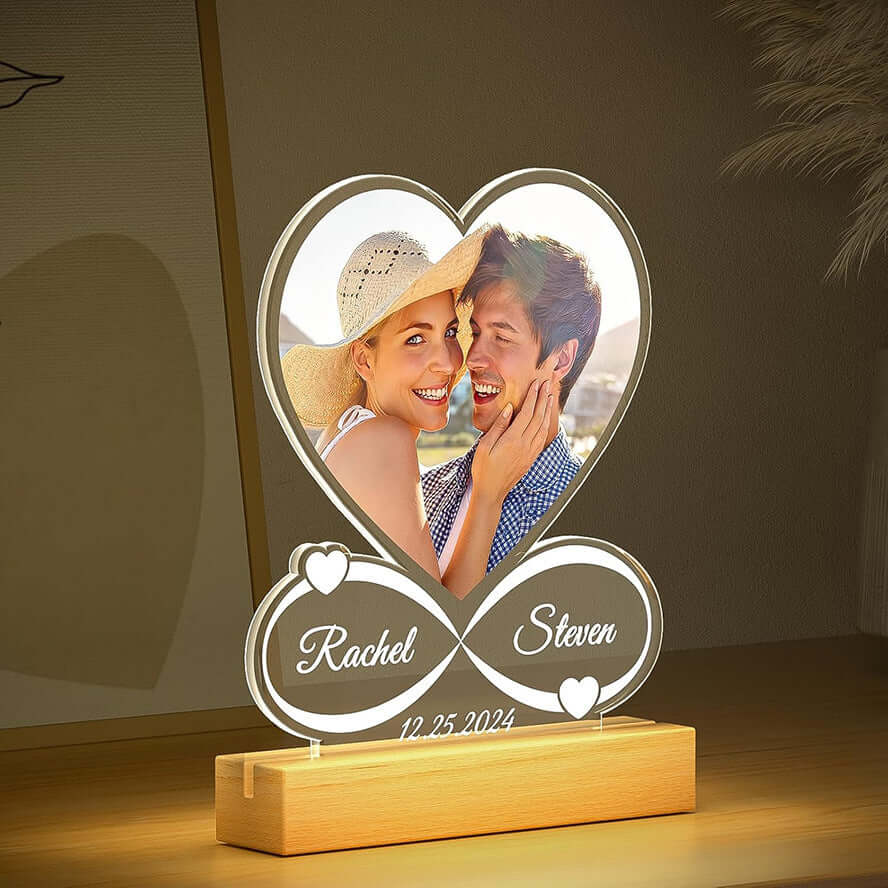 Customizable Heart Shaped LED Night Lamp - Cofik