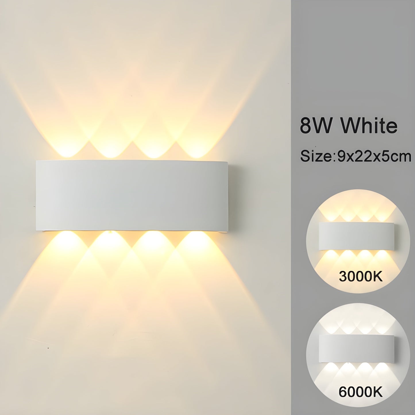 Bright Outdoor Indoor LED Wall Lights