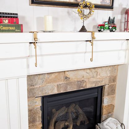2-in-1 Metal Stocking and Garland Hangers