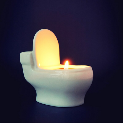 Humorous Bathroom Essential Oil Candle