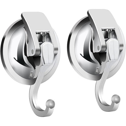 Strong 2-Pack Suction Cup Hooks for Heavy Items - Cofik