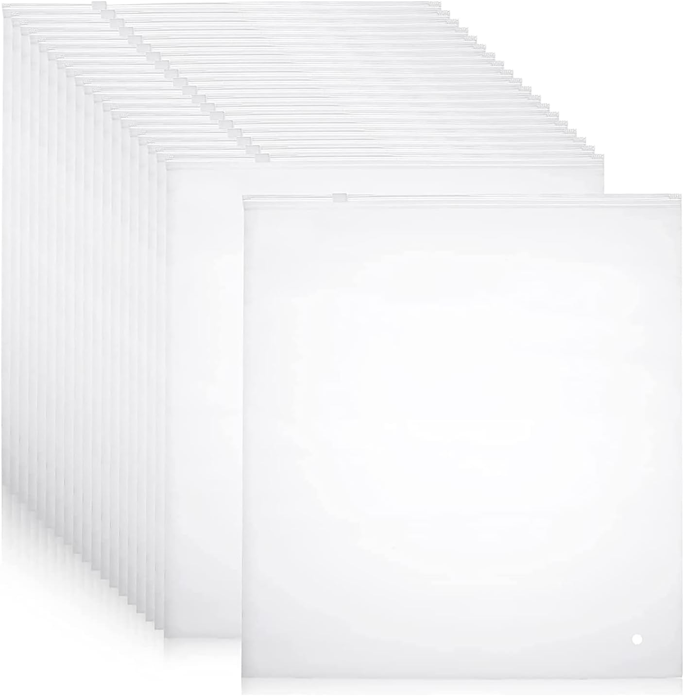 Clear Reusable Clothing Storage Bags - 20 Pack - Cofik